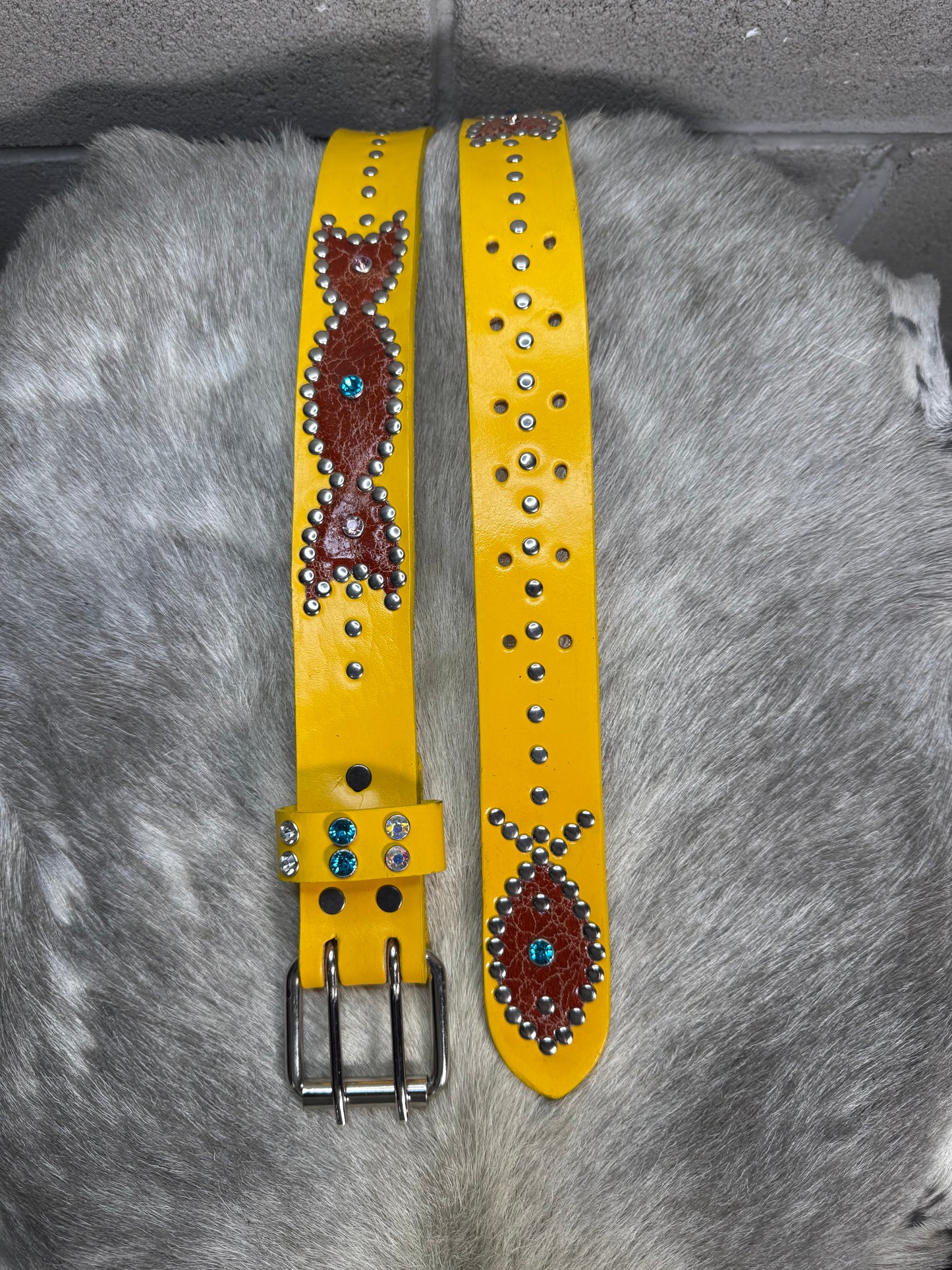 YELLOW Origins Belt (crystallized red)