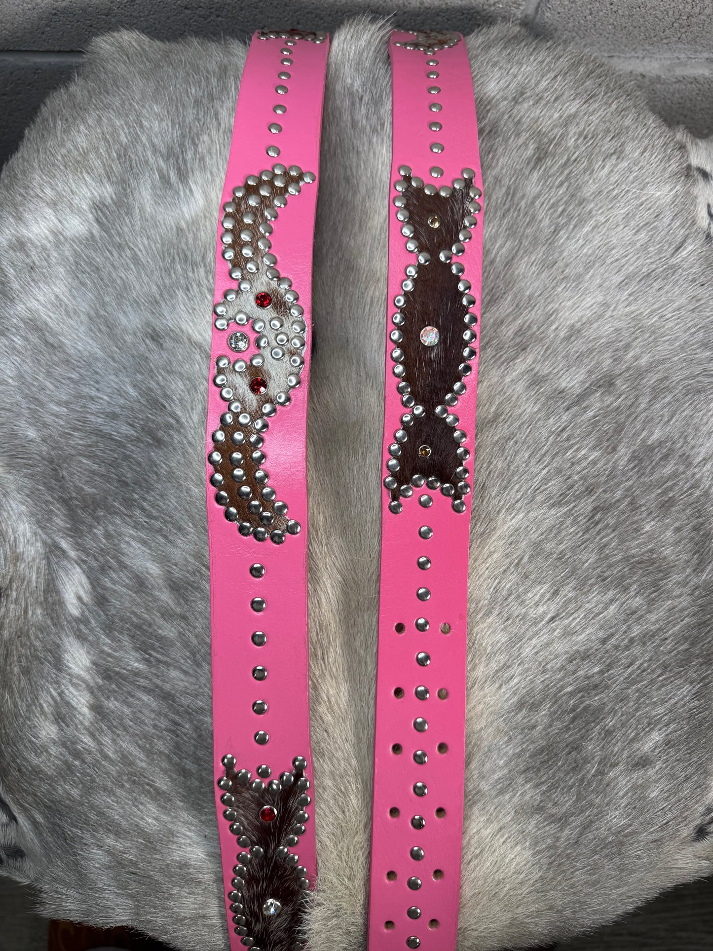 PINK Cowhide Origins Belt
