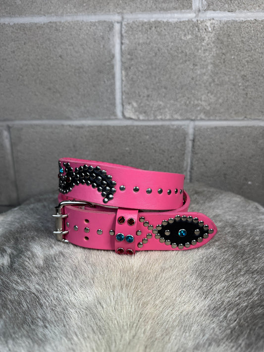 PINK Origins Belt (white & black)