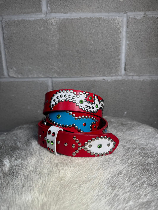 RED Origins Belt (white & blue)