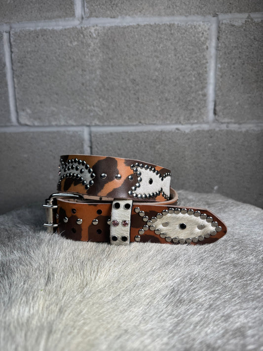CHEETAH Cowhide Origins Belt