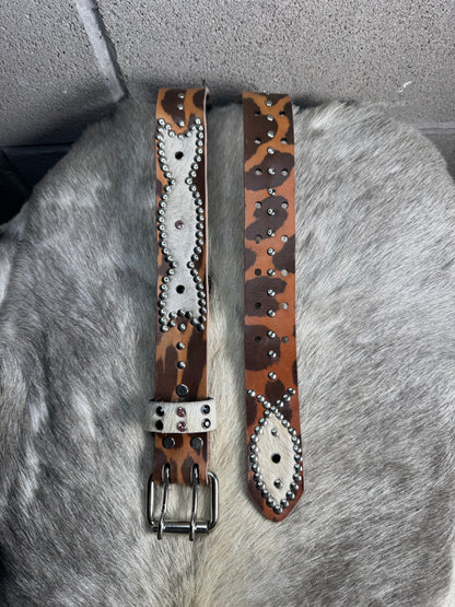 CHEETAH Cowhide Origins Belt