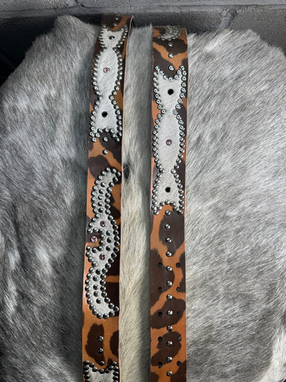 CHEETAH Cowhide Origins Belt