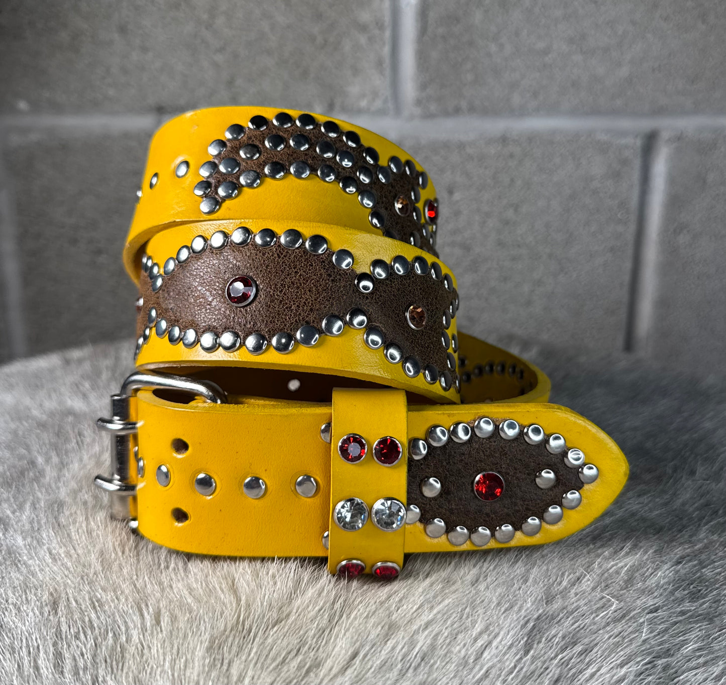 YELLOW Origins Belt (brown)